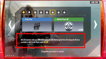 Kill 20 enemies with any KRM 262 equipped with the Gung Ho perk | call of duty mobile