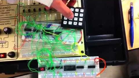 Lab 4 Demonstration of a Keypad