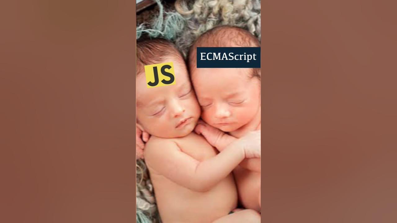 Difference between javascript and ecmascript developer shorts 