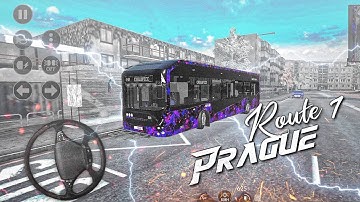 Prague Route 7 | Bus Simulator 2023 Gameplay Walkthrough ( Android/IOS ) #androidgames #bussimulator