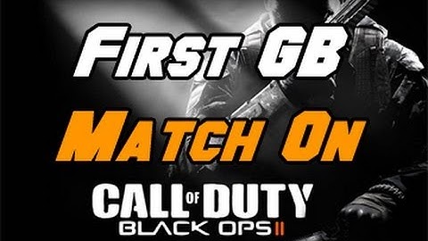 First Black Ops 2 GB Match! (Live Commentary - 3v3 SnD On Overflow)
