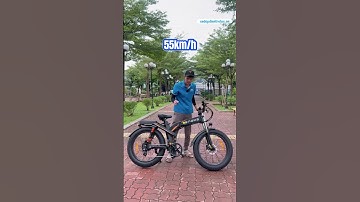 1 chiếc xe vừa đi phố, vừa đi địa hình.  #xedapdientroluc #engwex24