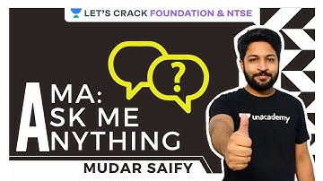 AMA: Ask Me Anything | Chemistry for NTSE Stage 1 | Mudar Saify