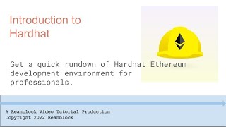 Introduction to Hardhat