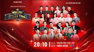 Mệnh lệnh từ trái tim | Chương trình chính luận nghệ thuật đặc biệt | Truyền hình trực tiếp