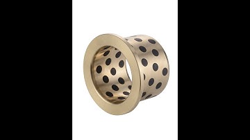 Graphite Oilless Bronze Bushing Solid Lubricant Embedded
