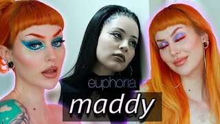 47 Euphoria - Maddy-Ideen  strass make-up, editorial make-up