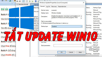 Tắt update win 10 vĩnh viễn rất đơn giản
