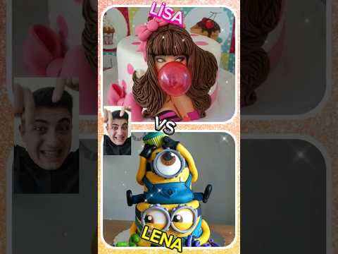 #choose Lisa Or Lena Birthday Cake  🍰🍰 #viralvideo #vs #tiktok #لوخيروك
