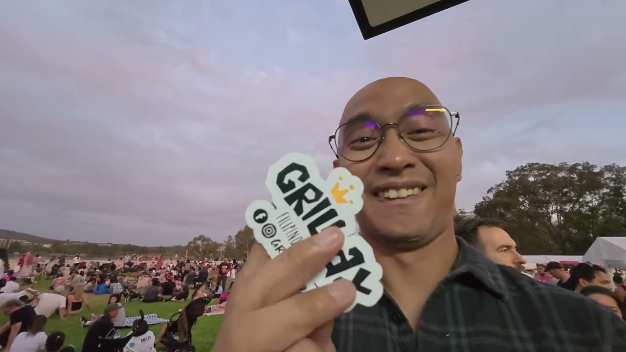 Australia day and drone show.