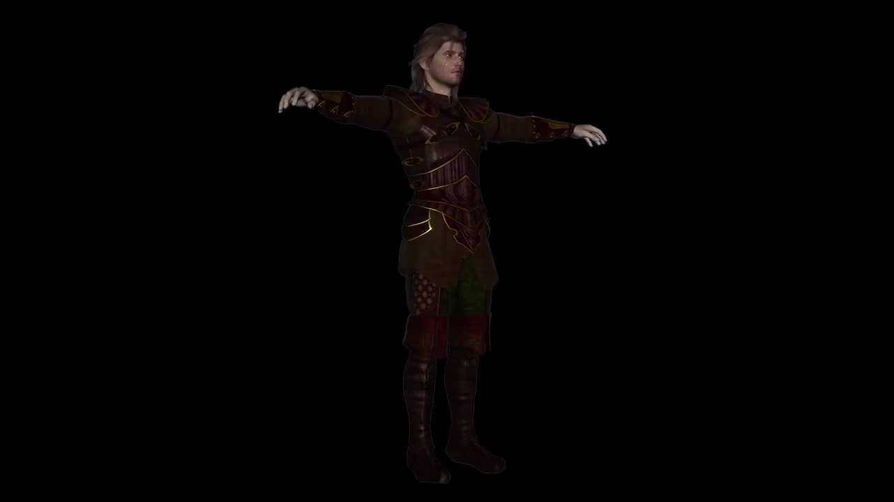 World of Mealos Character 1 - Full Body Textured