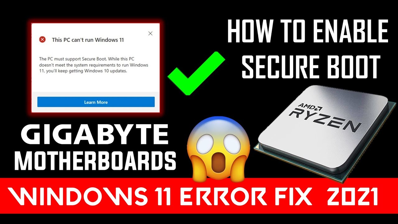 How To Enable Secure Boot In Gigabyte Motherboard -... - youtube
