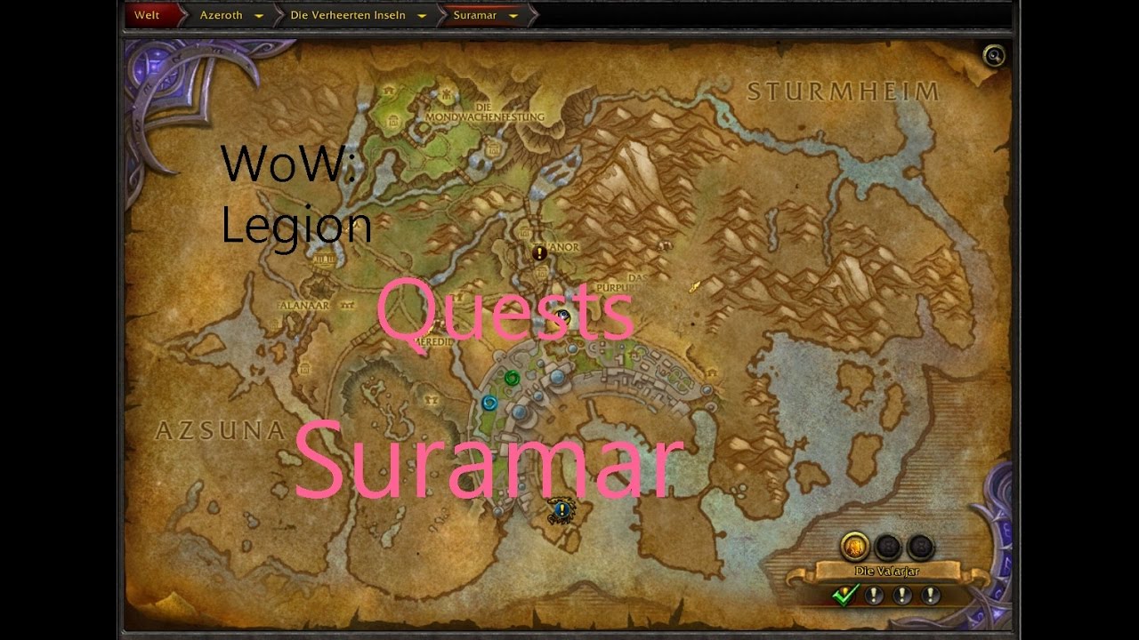 iZocke WoW: Legion Quests in Suramar 