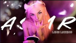 Soly ASMR | LENS LICKING - LICKING 3DIO - MOUTH SOUND - EATING EARS | #asmr #pov #3dio