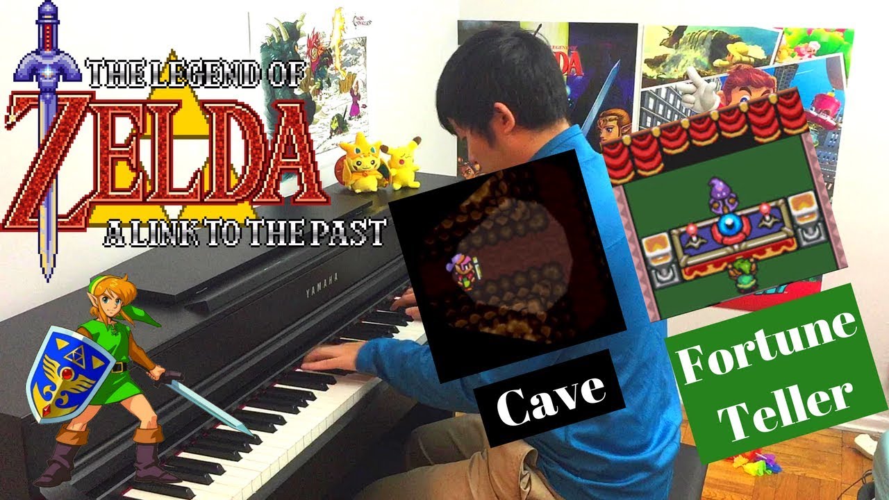 Cave & Fortune Teller Themes Solo Piano from The Legend of Zelda A