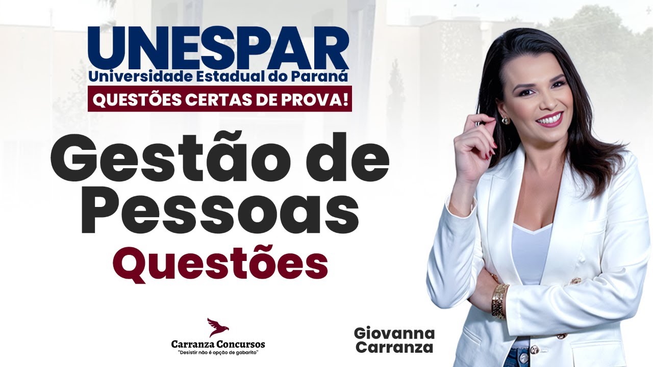 UNESPAR Gestão de Pessoas Questões | Concurso Universidade Estadual do Paraná