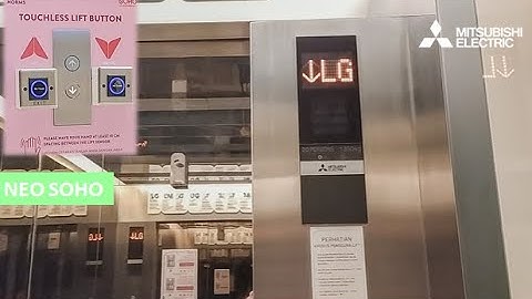 Mitsubishi Traction Elevators with Touchless Buttons on COP!