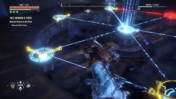 Horizon Zero Dawn Frozen Wilds Restore Power to the Door Shaman