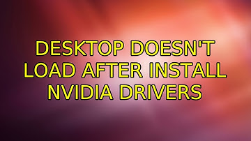 Ubuntu: Desktop doesn