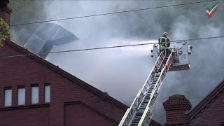 Feuerwehreinsatz - Maschinenbrand in Hasperbach