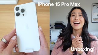 I got the iPhone 15 Pro Max — unboxing, is it worth it, and new accessories!