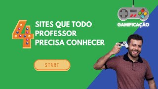 Os MELHORES SITES para desenvolver a GAMIFICAÇÃO na EDUCAÇÃO