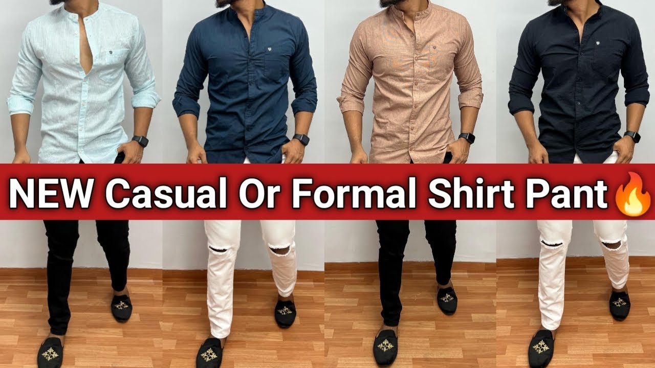 Best Color Combination Casual And Formal Shirt Pant For Men's, Latest  Formal 2022