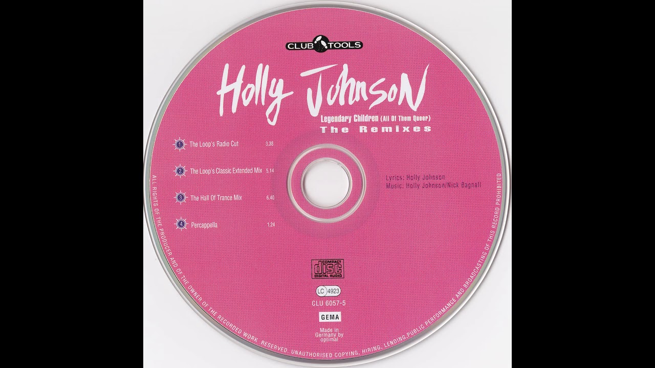 Holly Johnson - Legendary Children (All Of Them Queer) (Percappella)
