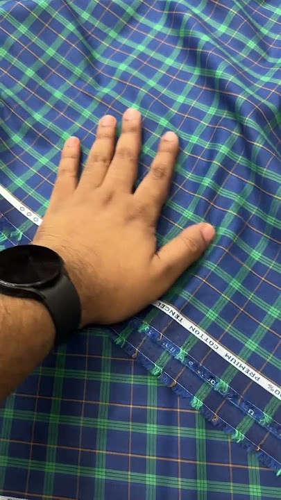 All New Casual Check Shirting Finest Giza Cotton By ARVIND available at OSMANIA BANGLADESH