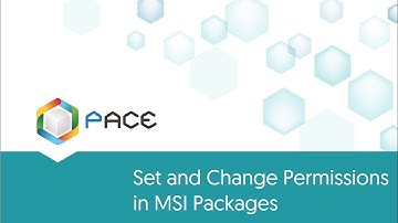 Set and Change Permissions on Files, Folders, and Registry in MSI Packages