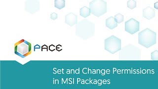 Set and Change Permissions on Files, Folders, and Registry in MSI Packages