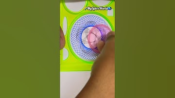 Beautiful Spirograph Art💫(Part-3) #spirograph #trending #shorts @MySpiroWorld1010