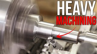 Mini Lathe Heavy Machining In Steel - It Can Be Done