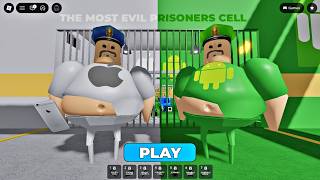 iPhone Vs Android Police Prison Run Obby - Gameplay walkthrough