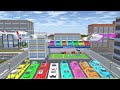 All Rainbow car collection at repairing shop😨🤯😱✅.|| Sakura school simulator 😱🤯✅✅