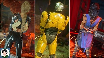 Mortal Kombat 11 - All Characters Performs Kano