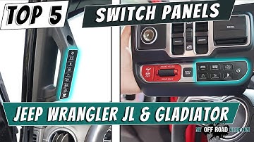🚀Beste schakelaarpaneel voor Jeep JL en Gladiator [Toplijst 2025]