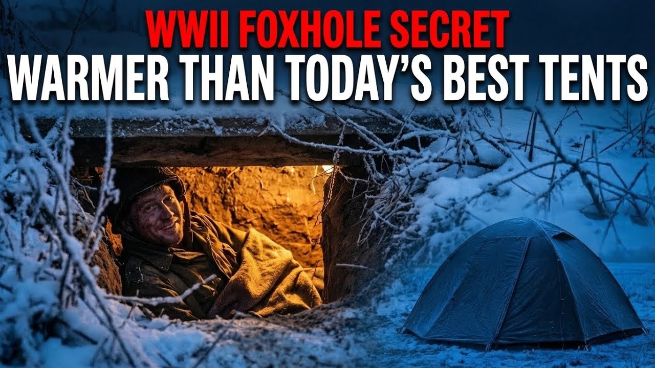 These WWII Foxholes Stayed Warmer Than Today’s Best Tents