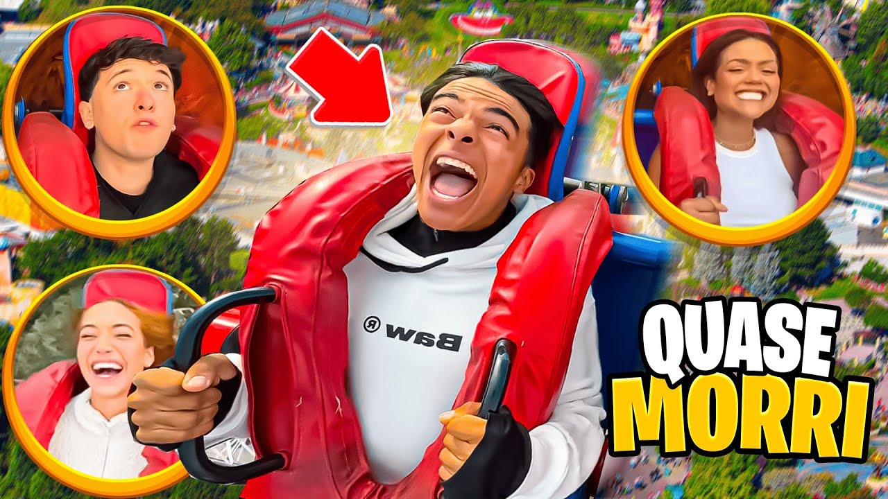 QUASE MORRI NO ESTILINGUE HUMANO EM ORLANDO😱🇺🇸*vários famosos foram(Camila Loures, Vanessa Lopes etc