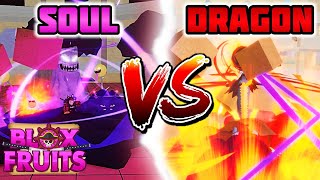 DRAGON VS SPIRIT ON BLOX FRUITS #bloxfruits