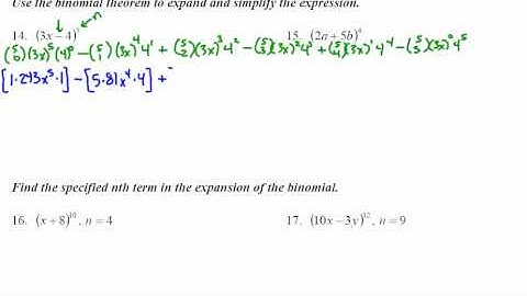 PreCalc: Chapter 8 Take-Home Test