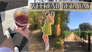 WEEKEND VLOG | our trip to Santa Barbara, picnicking at a winery, & staying in a yurt