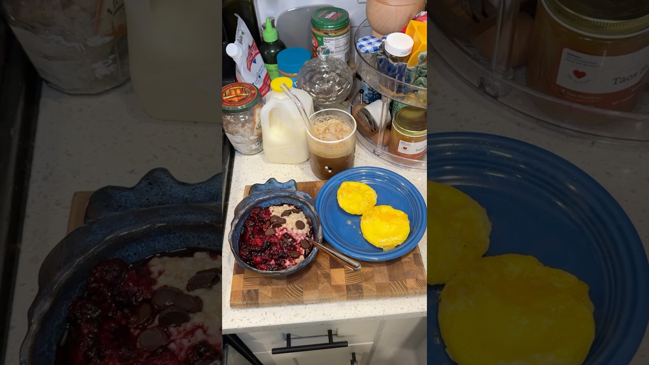 rice cooker oats cannot be beat🥣🍳❄️☕️ 