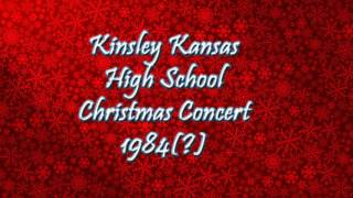 Kinsley Kansas High School Christmas 1983