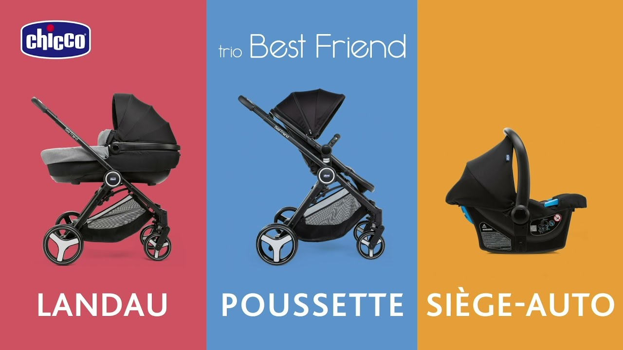 Trio Best Friend Promenade Chicco X Aubert Francais Youtube