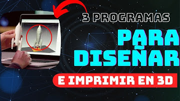 3 PROGRAMAS de MODELADO para hacer tus propios DISEÑOS, (E IMPRIMIR EN 3D), PRINCIPIANTE.