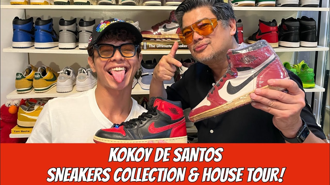 BL ACTOR KOKOY DE SANTOS SNEAKERS COLLECTION & HOUSE TOUR! JULIUS BABAO ...
