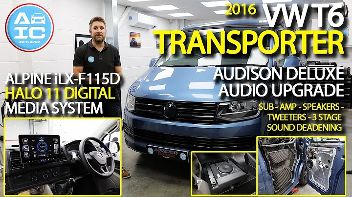 VW T6 Transporter gets Entertainment Makeover with Alpine Halo 11 & Audison Deluxe Audio Upgrade!!