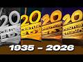 Evolution Of The 20th Century Studios Logo Formerly 20th Century Fox 1935 2026
