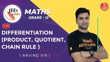 Continuity and Differentiability | Differentiation (Product, Quotient, Chain Rule) | Class 12 | JEE